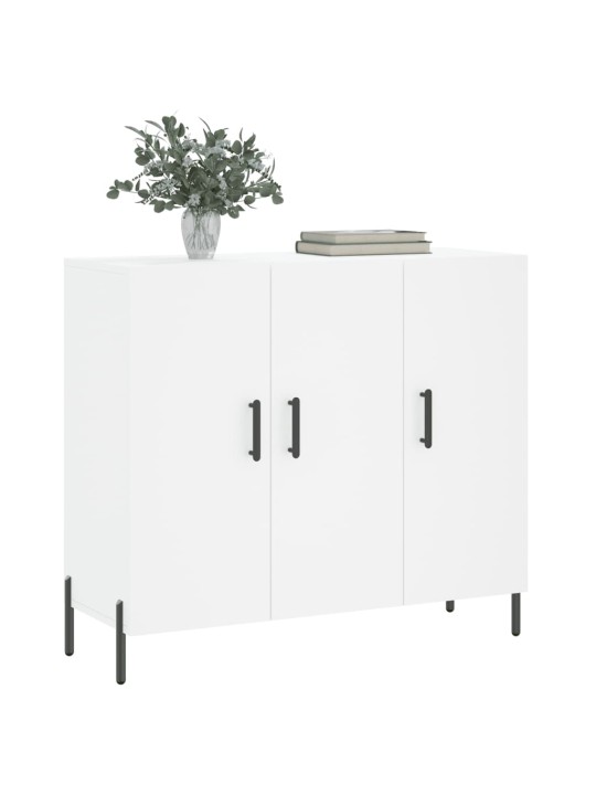 Kumode, balta, 90x34x80 cm, inženierijas koks