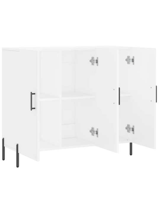 Kumode, balta, 90x34x80 cm, inženierijas koks