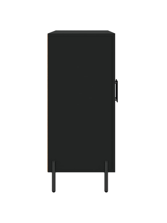 Kumode, melns, 90x34x80 cm, inženierijas koks