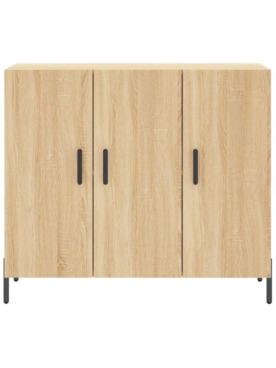 Kumode, ozolkoka krāsa, 90x34x80 cm, inženierijas koks