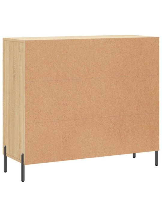 Kumode, ozolkoka krāsa, 90x34x80 cm, inženierijas koks