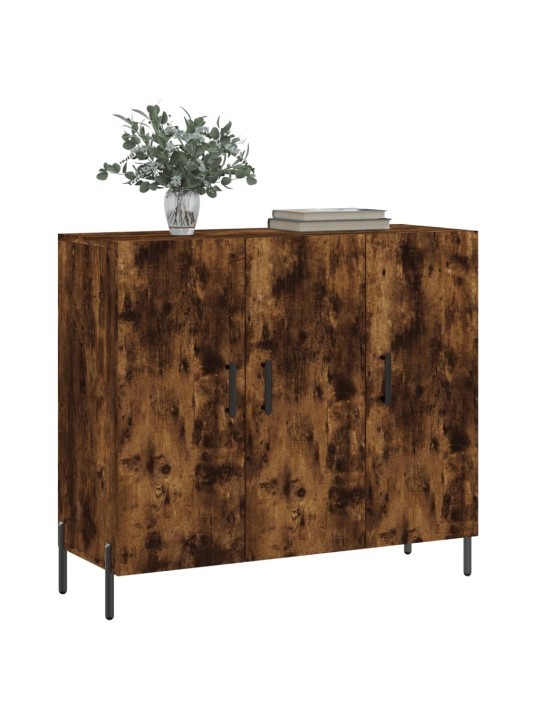 Kumode, ozolkoka krāsa, 90x34x80 cm, inženierijas koks
