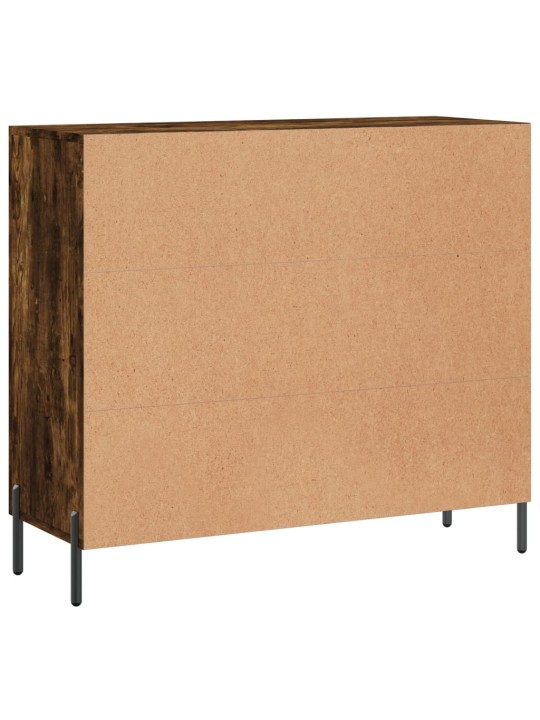 Kumode, ozolkoka krāsa, 90x34x80 cm, inženierijas koks
