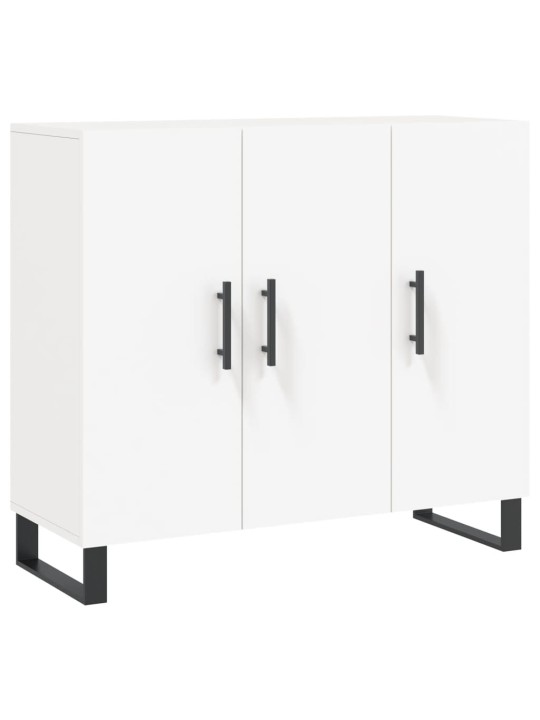 Kumode, balta, 90x34x80 cm, inženierijas koks