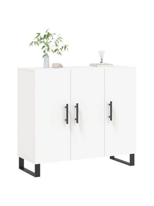 Kumode, balta, 90x34x80 cm, inženierijas koks