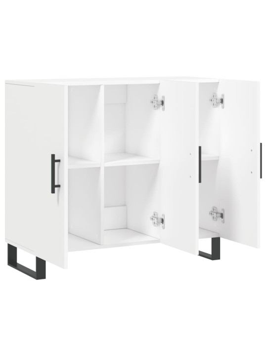 Kumode, balta, 90x34x80 cm, inženierijas koks
