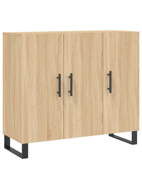 Kumode, ozolkoka krāsa, 90x34x80 cm, inženierijas koks
