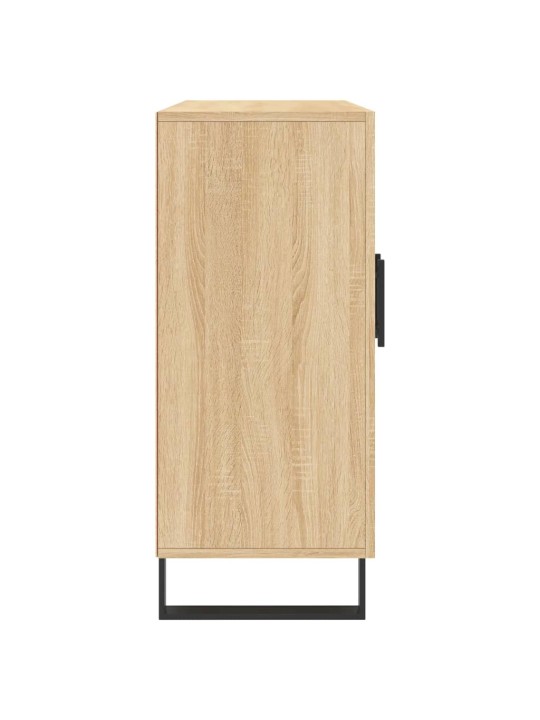 Kumode, ozolkoka krāsa, 90x34x80 cm, inženierijas koks