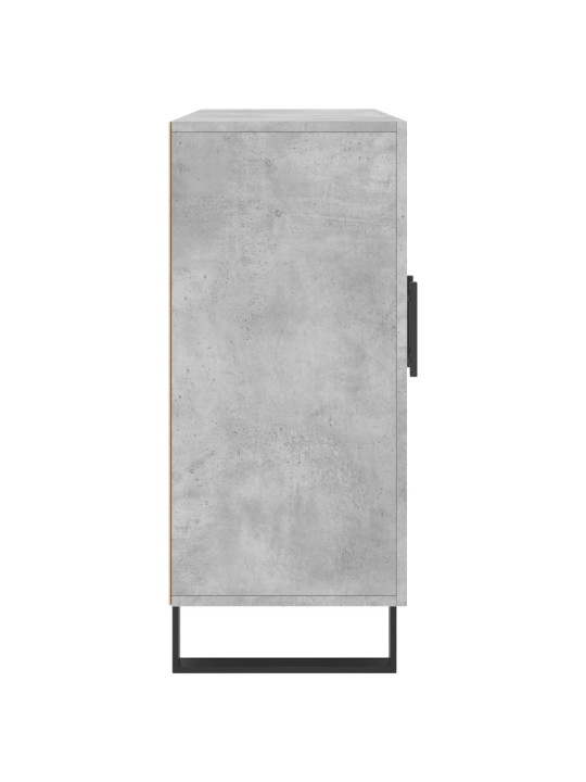 Kumode, betona pelēka, 90x34x80 cm, inženierijas koks