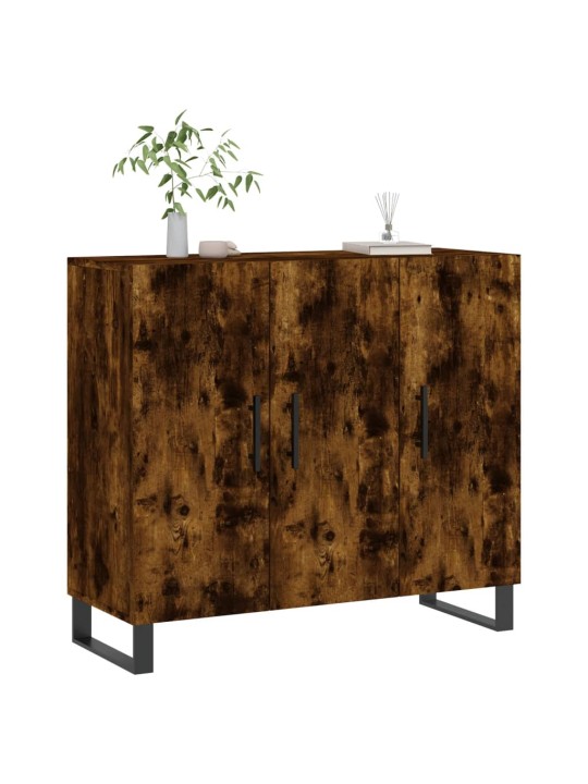 Kumode, ozolkoka krāsa, 90x34x80 cm, inženierijas koks