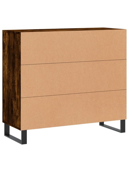 Kumode, ozolkoka krāsa, 90x34x80 cm, inženierijas koks