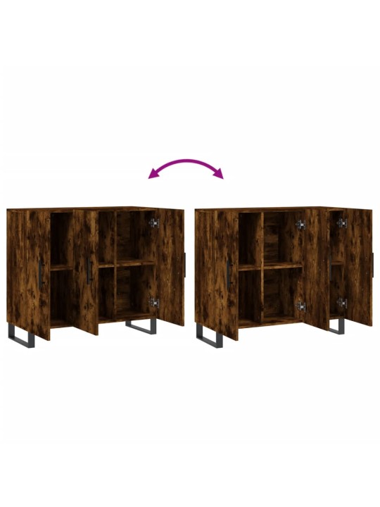 Kumode, ozolkoka krāsa, 90x34x80 cm, inženierijas koks