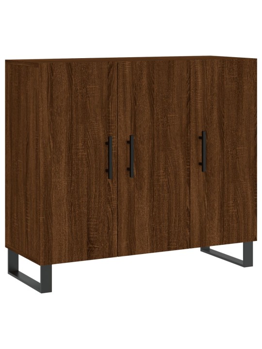 Kumode, ozolkoka krāsa, 90x34x80 cm, inženierijas koks