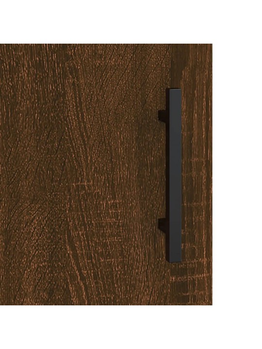Kumode, ozolkoka krāsa, 90x34x80 cm, inženierijas koks