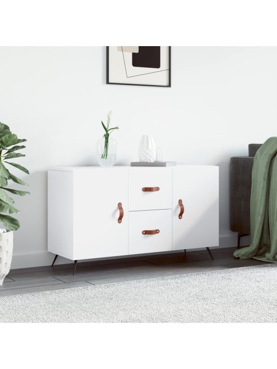 Kumode, balta, 100x36x60 cm, inženierijas koks