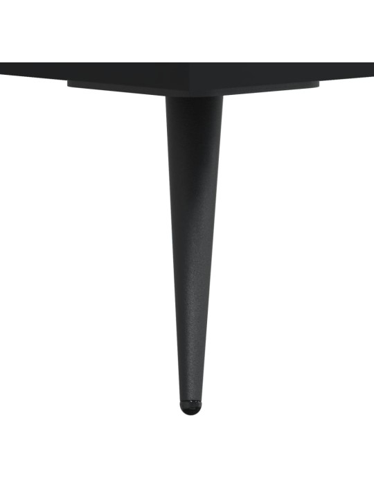 Kumode, melna, 100x36x60 cm, inženierijas koks