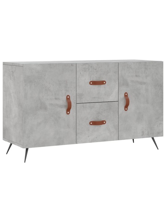 Kumode, betona pelēka, 100x36x60 cm, inženierijas koks