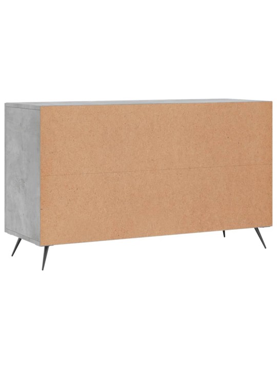 Kumode, betona pelēka, 100x36x60 cm, inženierijas koks