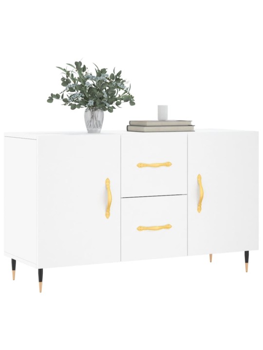 Kumode, balta, 100x36x60 cm, inženierijas koks