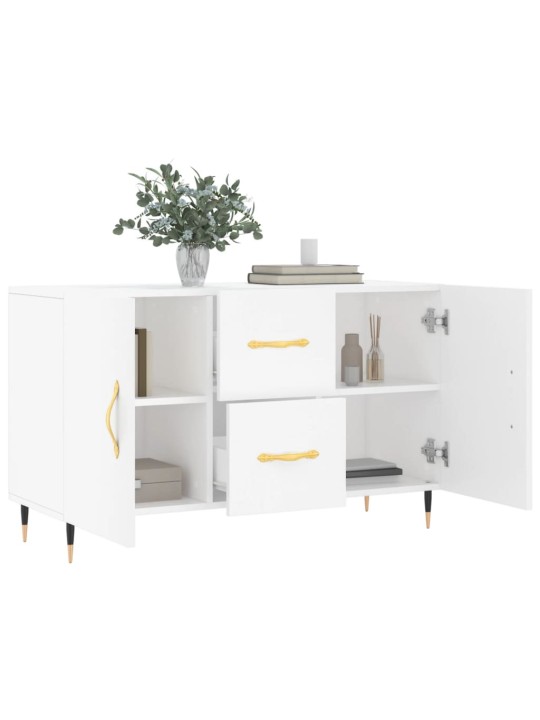 Kumode, balta, 100x36x60 cm, inženierijas koks