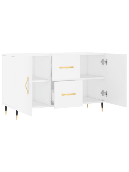 Kumode, balta, 100x36x60 cm, inženierijas koks