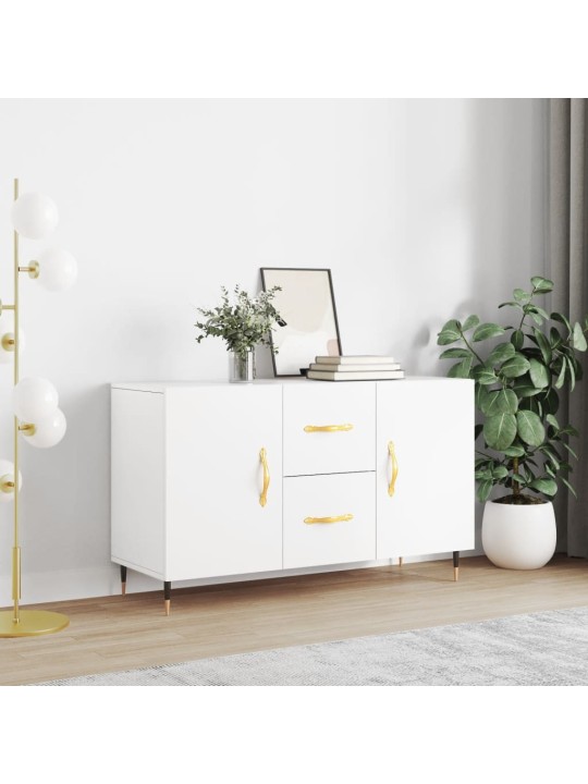 Kumode, balta, 100x36x60 cm, inženierijas koks