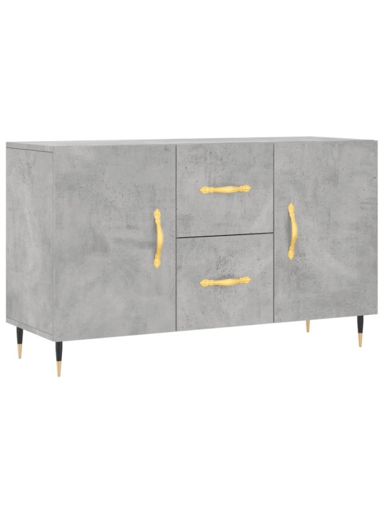 Kumode, betona pelēka, 100x36x60 cm, inženierijas koks