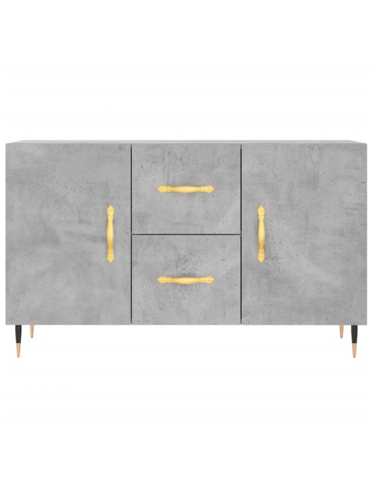 Kumode, betona pelēka, 100x36x60 cm, inženierijas koks