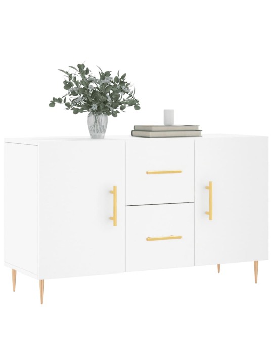 Kumode, balta, 100x36x60 cm, inženierijas koks