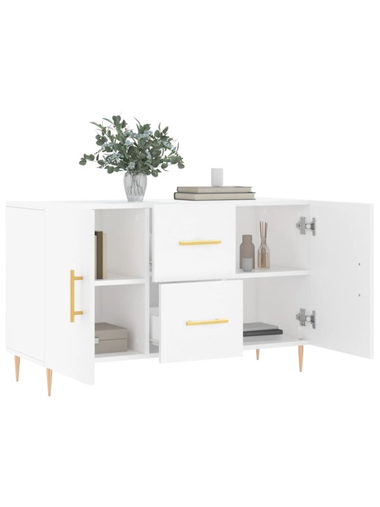 Kumode, balta, 100x36x60 cm, inženierijas koks
