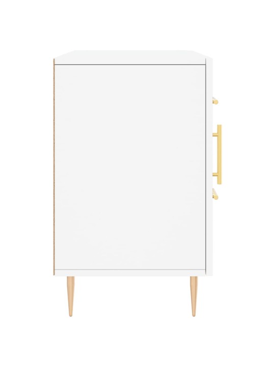 Kumode, balta, 100x36x60 cm, inženierijas koks