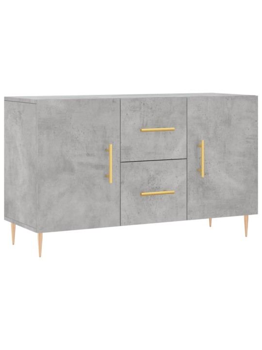 Kumode, betona pelēka, 100x36x60 cm, inženierijas koks