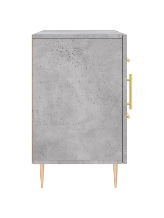 Kumode, betona pelēka, 100x36x60 cm, inženierijas koks