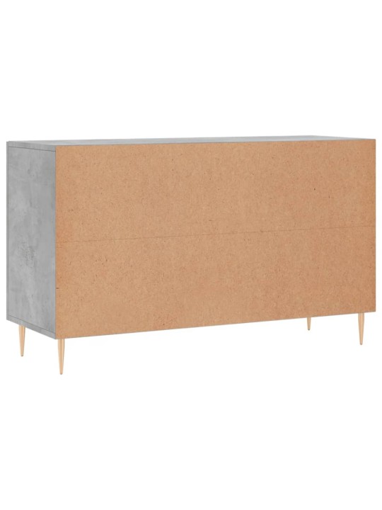 Kumode, betona pelēka, 100x36x60 cm, inženierijas koks