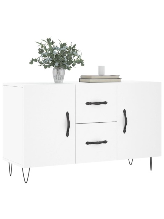 Kumode, balta, 100x36x60 cm, inženierijas koks