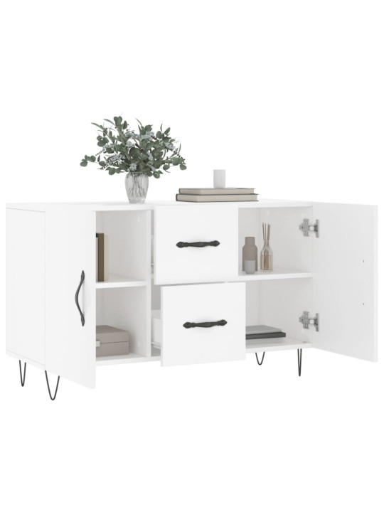 Kumode, balta, 100x36x60 cm, inženierijas koks
