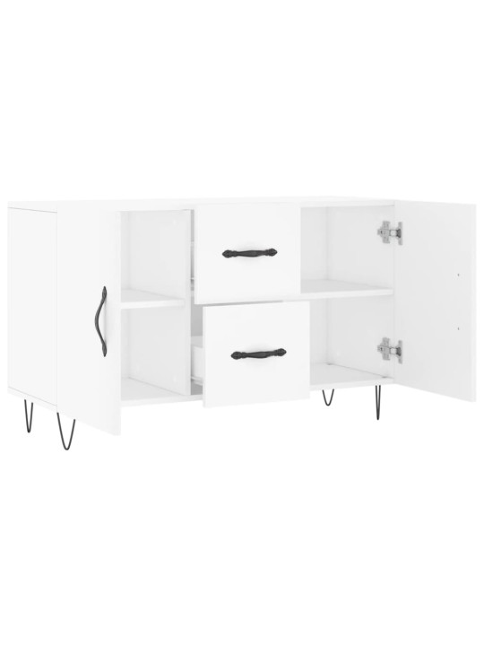 Kumode, balta, 100x36x60 cm, inženierijas koks