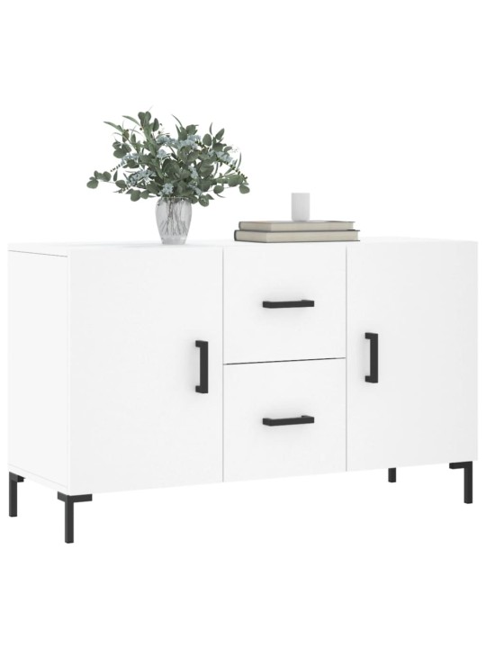 Kumode, balta, 100x36x60 cm, inženierijas koks