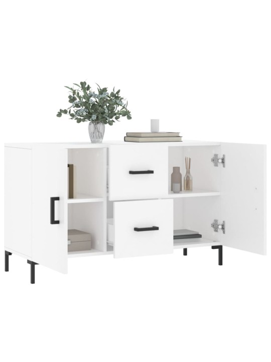 Kumode, balta, 100x36x60 cm, inženierijas koks