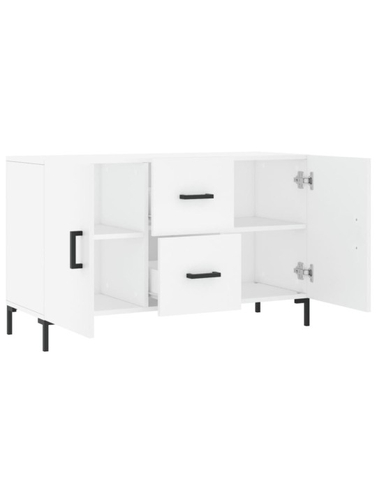 Kumode, balta, 100x36x60 cm, inženierijas koks