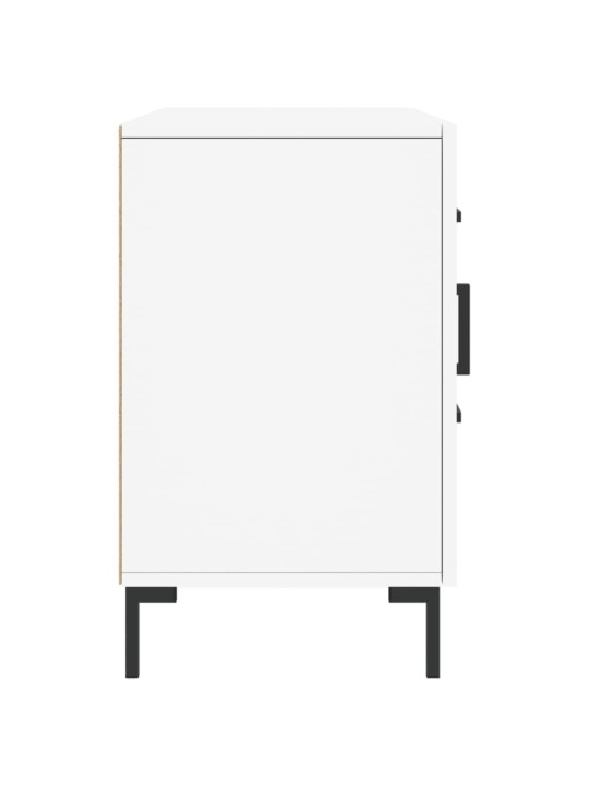 Kumode, balta, 100x36x60 cm, inženierijas koks