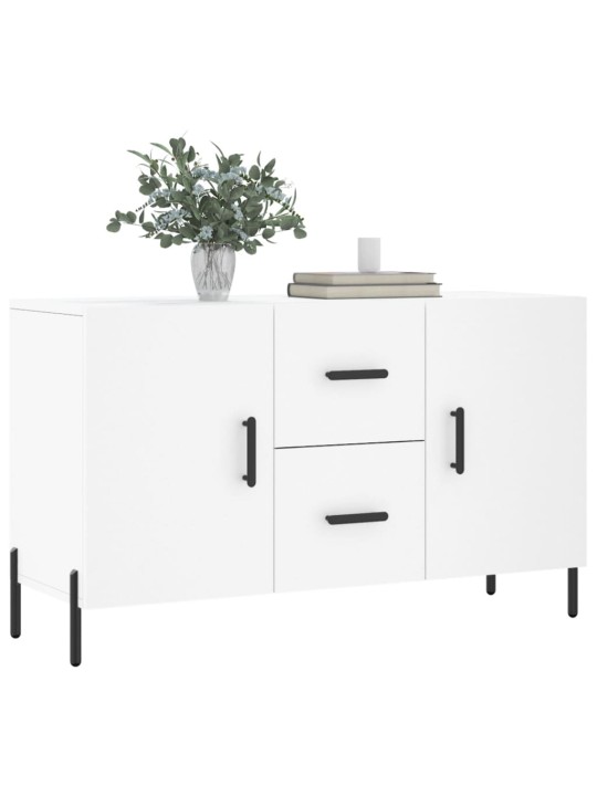 Kumode, balta, 100x36x60 cm, inženierijas koks