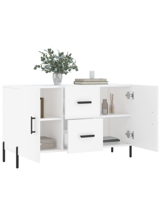Kumode, balta, 100x36x60 cm, inženierijas koks