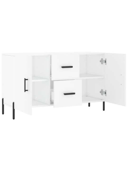 Kumode, balta, 100x36x60 cm, inženierijas koks