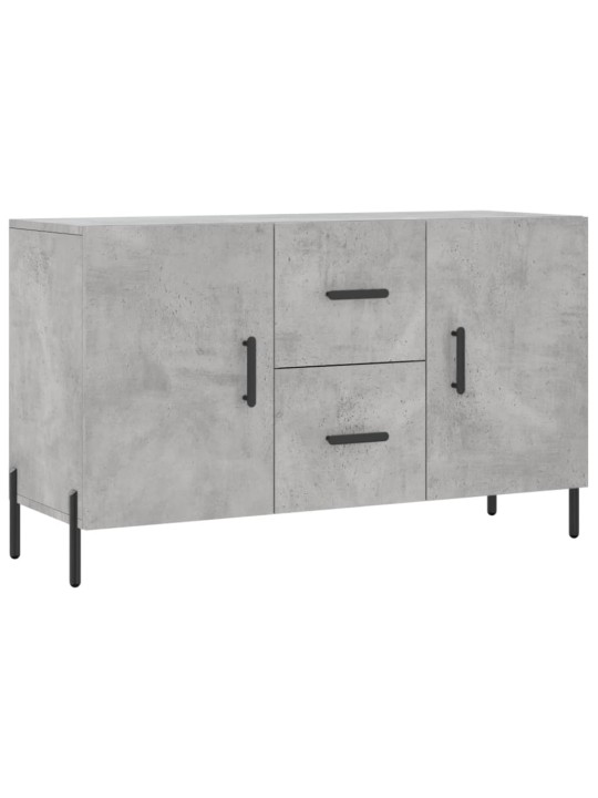 Kumode, betona pelēka, 100x36x60 cm, inženierijas koks