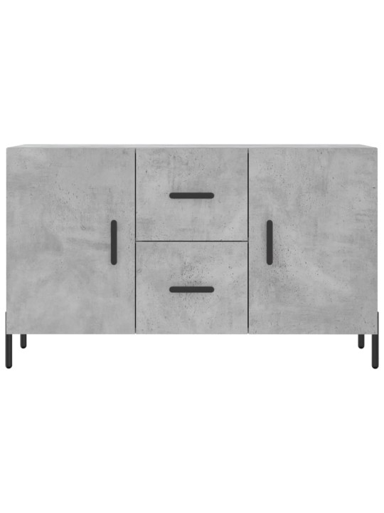 Kumode, betona pelēka, 100x36x60 cm, inženierijas koks