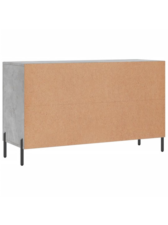 Kumode, betona pelēka, 100x36x60 cm, inženierijas koks