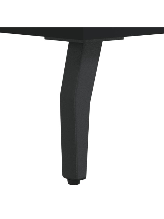 Kumode, melna, 100x36x60 cm, inženierijas koks