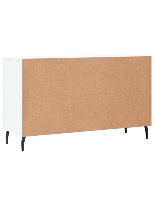Kumode, spīdīgi balta, 100x36x60 cm, inženierijas koks
