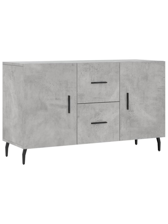 Kumode, betona pelēka, 100x36x60 cm, inženierijas koks